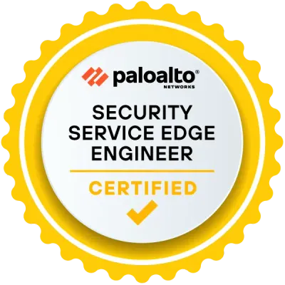 Palo Alto Networks Certified Security Service Edge Engineer Zertifizierungs-Badge